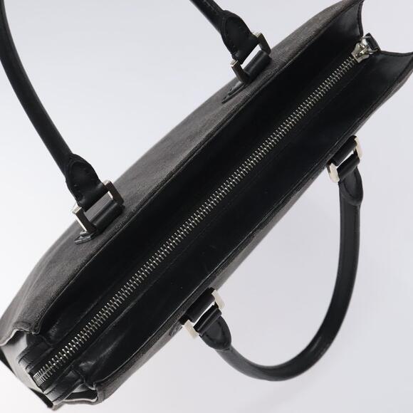 CELINE C Macadam Canvas Hand Bag Gray Silver - Picture 6 of 12